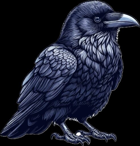the blue raven